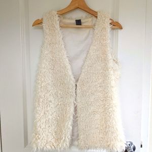 Vintage soft sherpa vest